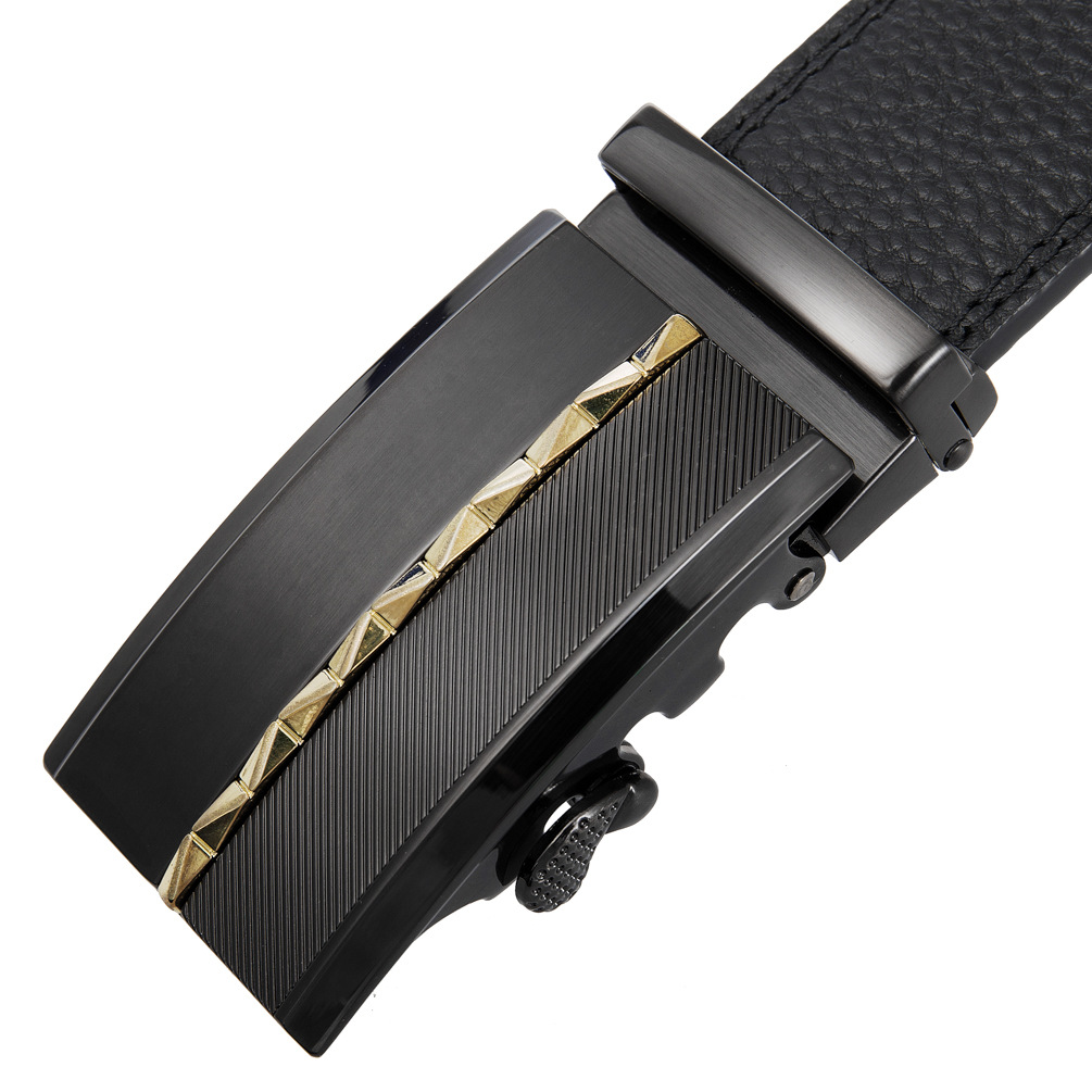 Title 19, New Mens Automatic Buckle Leather Belt