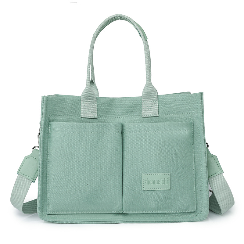 Casual Daily Canvas Tote Shoulder Bags Women Mommy Bag Large Capacity Messenger - Picture 14 of 16