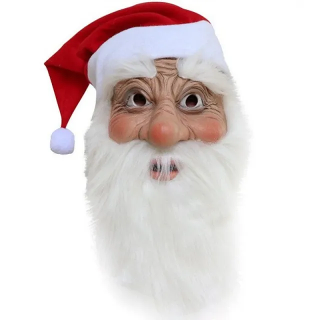 Bald Grandpa Maskwig Latex Old Head Cover Father Christmas Mask - Shop at LoveMi