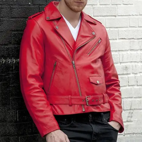 Popular Motorcycle Leather Men's Clothing