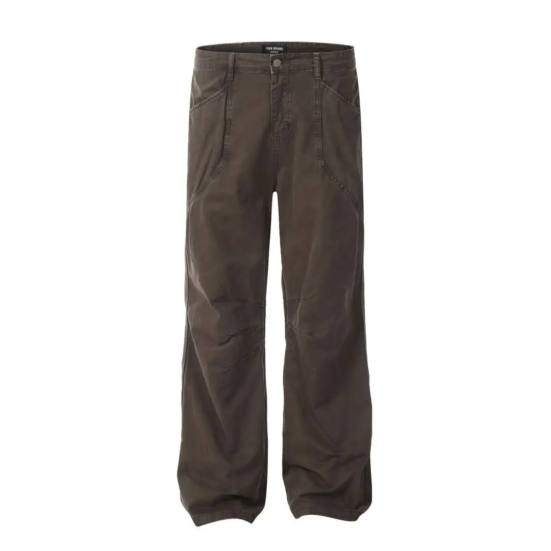 Jeans Men's Loose Straight Wide Leg Trousers Overalls
