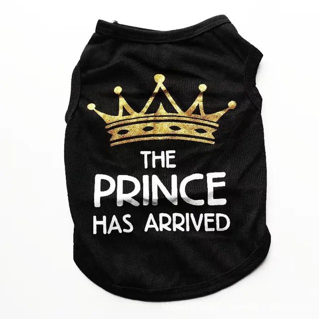 Pet Puppy Spring And Summer Vest Breathable Black Prince - Shop at LoveMi