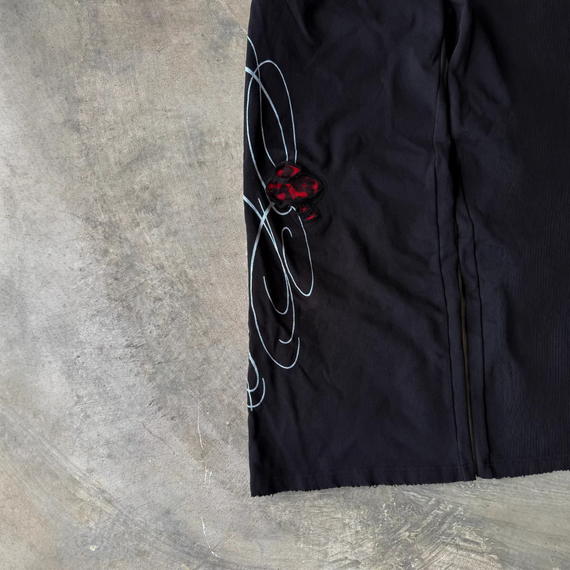 Y2K Double Waistband Sweatpants detail