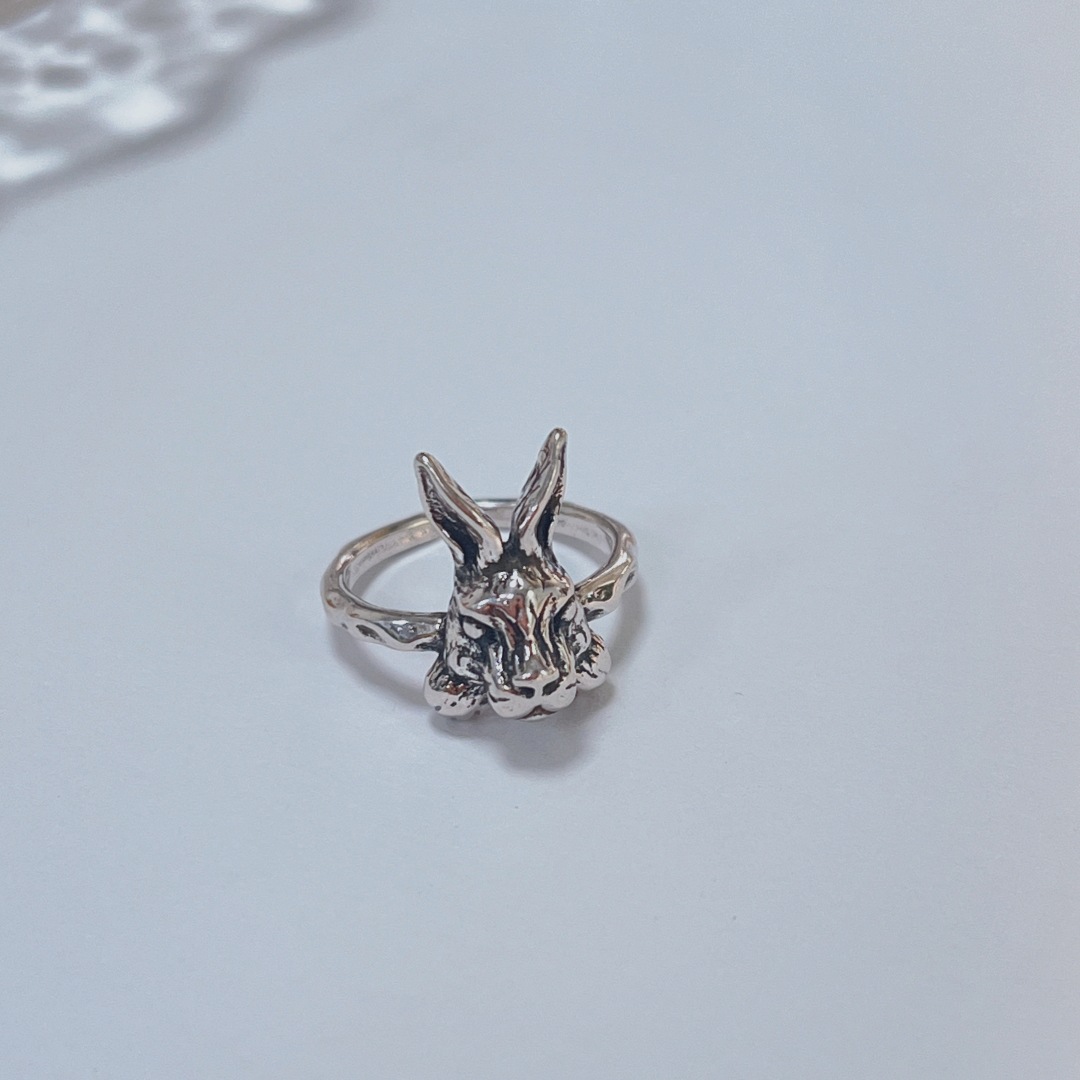 Punk Rabbit Simple Fashion Retro Ring For Women