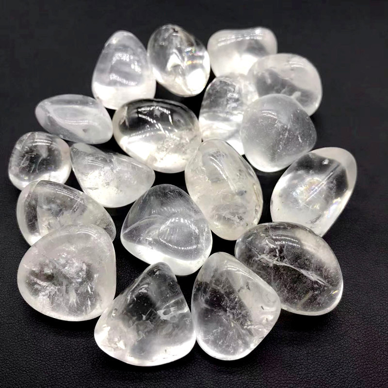 Natural White Crystal Rough Stone Polished Large Particle Rolling Stone Gravel Fish Tank Stone 3 To 5Cm 100G - Shop at LoveMi
