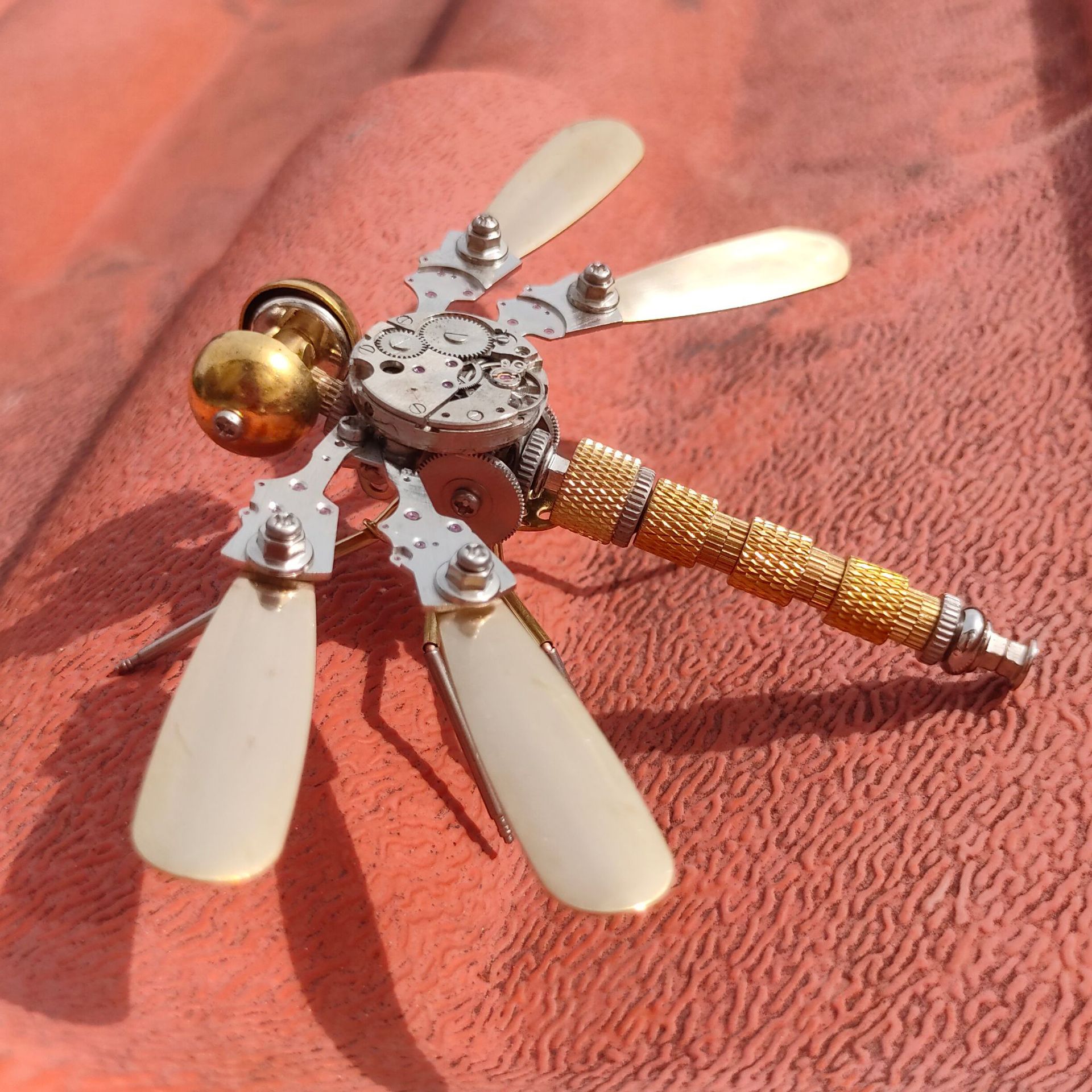Steampunk Mechanical Insect Finished Diy Assembly Package