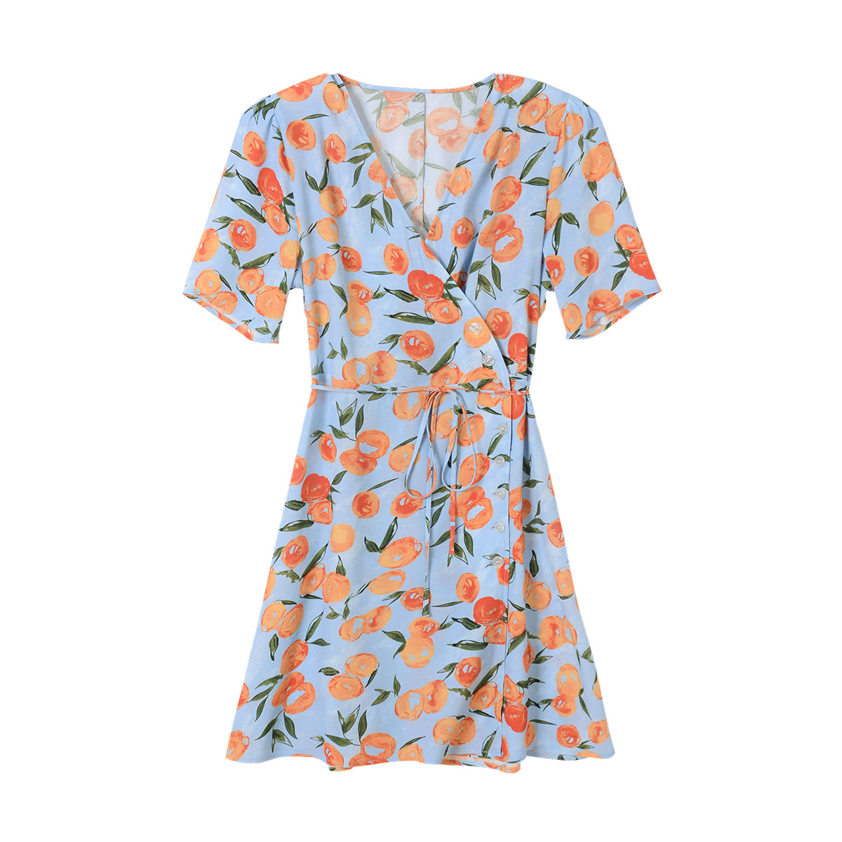 Chiffon Floral Print Midi Dress