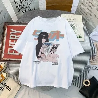 Printed Women's T shirt Casual Short Sleeve Cool Girl Top 8Style - Shop at LoveMi
