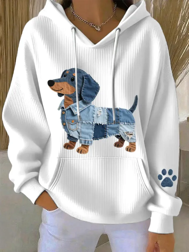 Womens Hooded Long sleeve Sweatshirt Fabric With Cartoon Design Nsy2922510207 Xxl - Shop at LoveMi