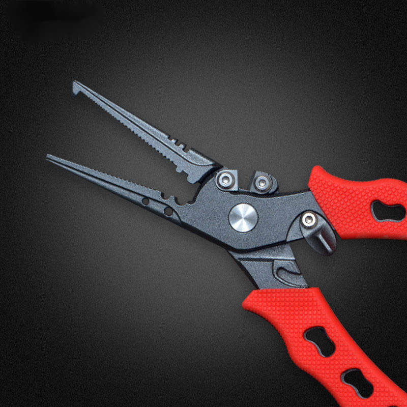 Exclusive for fishing pliers lure pliers (black-medium)