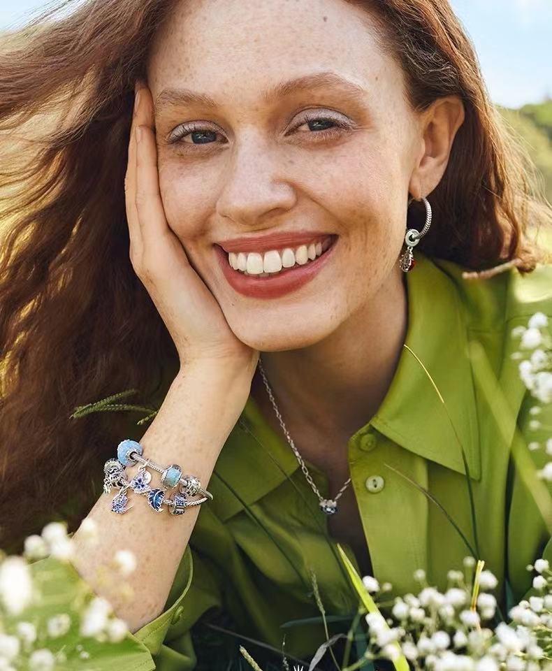 Double-sided Double-ring Thread Ear Ring Tassel Asymmetric Stud Earrings