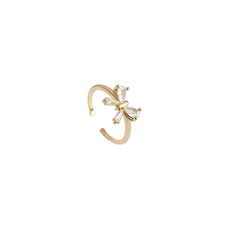 Fashionable And Minimalist Butterfly Ring For Women