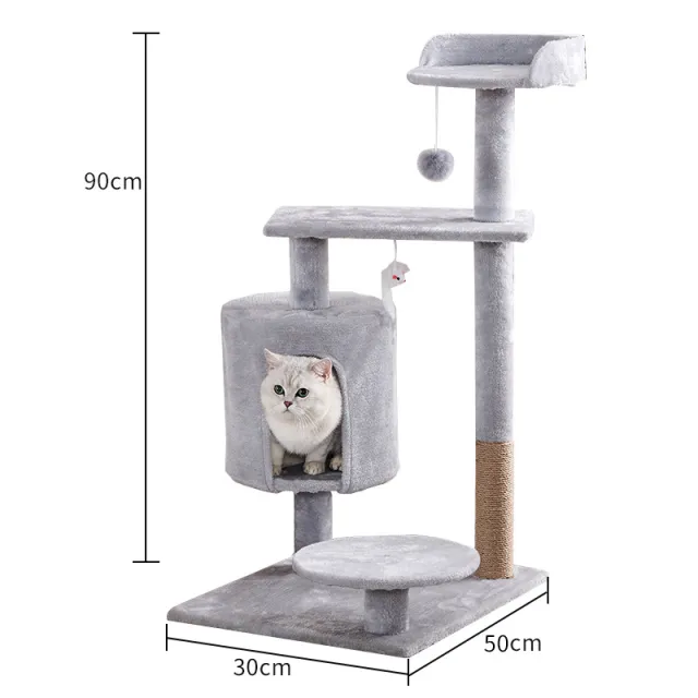 Lepet Cat Nest Cat Scratch Board Cat Tree Cat Climbing Frame Pet Supplies Deluxe Edition - Shop at LoveMi
