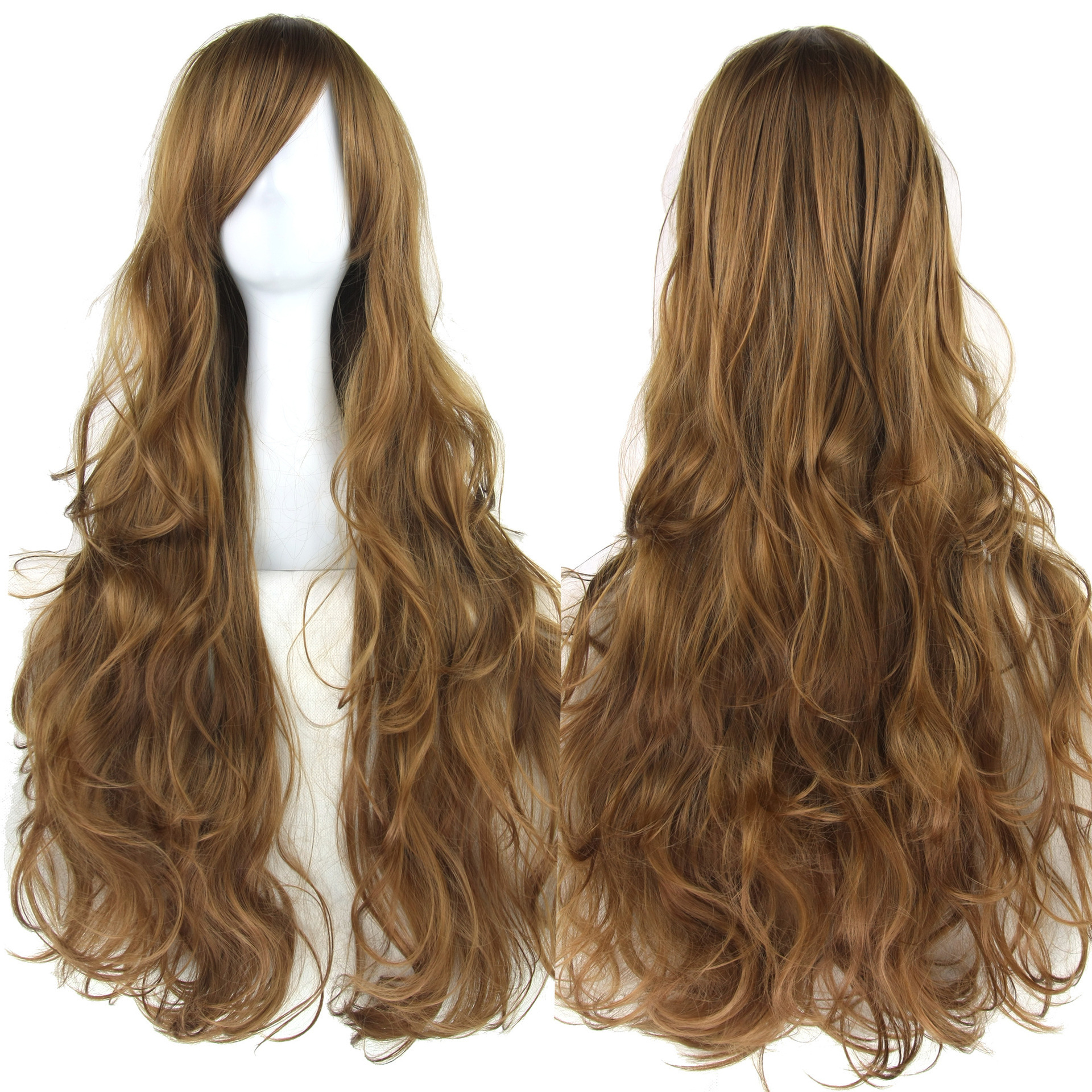 Pure Color All-matching COS Long Curly High-temperature Fiber Wig 11