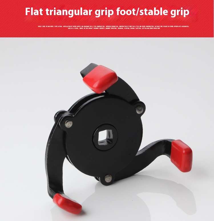 One-way Flat Three-claw Filter Wrench Oil Core Non-slip Three-claw