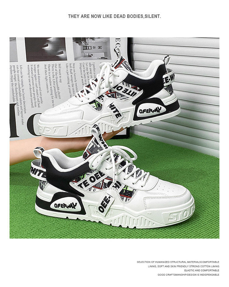 Title 16, Thick Bottom Sports Casual Borad Shoes Versatil...