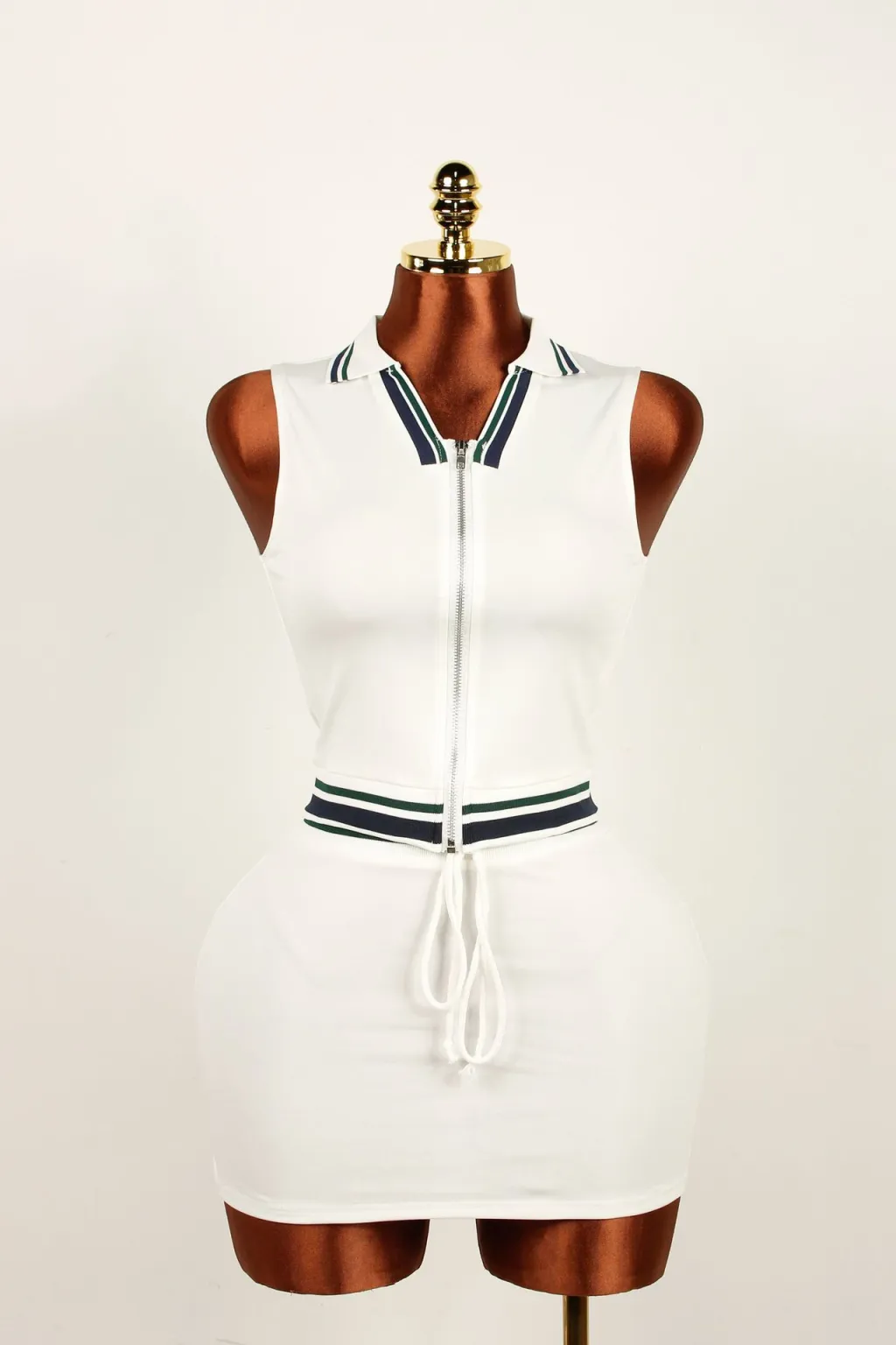 Women's Sporty Casual Shirt With A Collar Paired With A Skirt Or Pants - Skirt Suit
