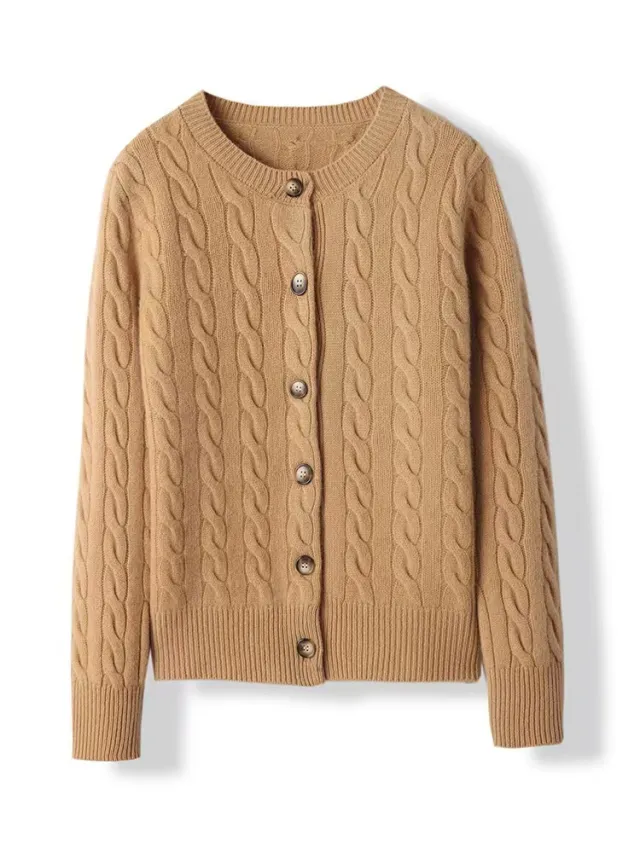 Women's Autumn And Winter Undershirt Loose Top Golden Camel - Shop at LoveMi