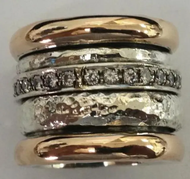 Retro Simple And Exaggerated Unique Women Ring Gold - Shop at LoveMi