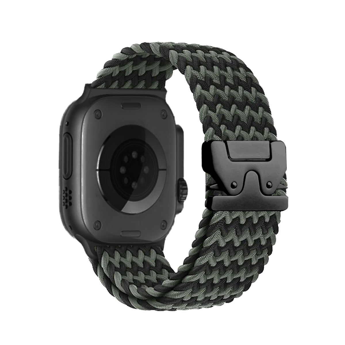 Parachute-buckle Braided Nylon Loop Watch Strap