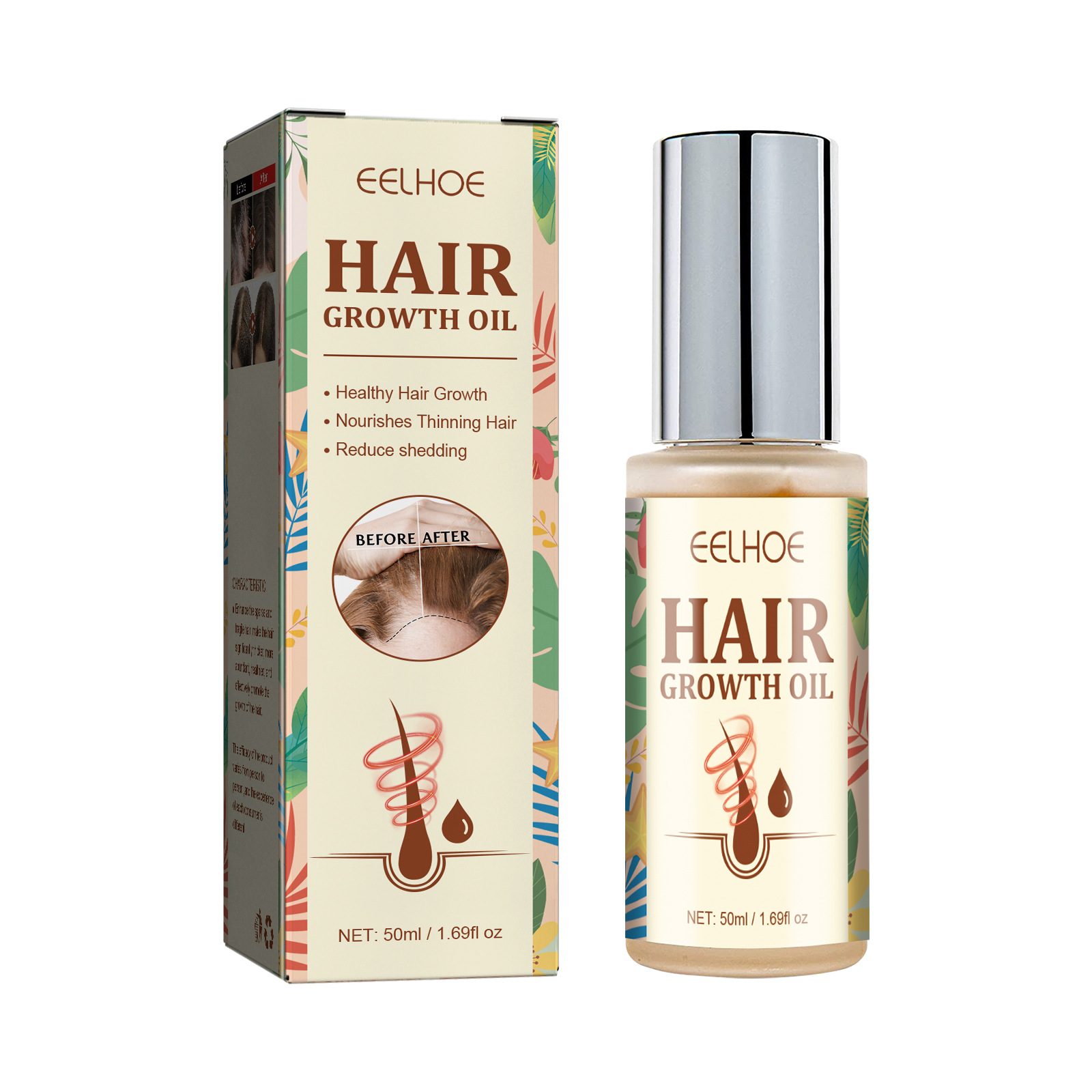 Title 5, Dry And Manic Hair Growth Care Essential Oil