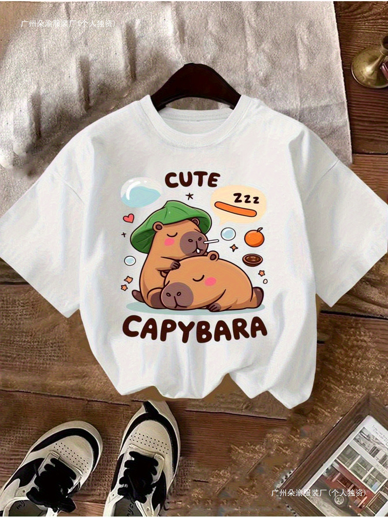 Children's Summer Casual Round Neck T-shirt Ordinary Short Sleeve Top