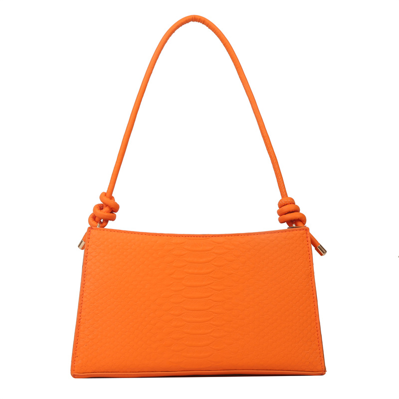 Новая модная простая портативная сумка-багет на одно плечо