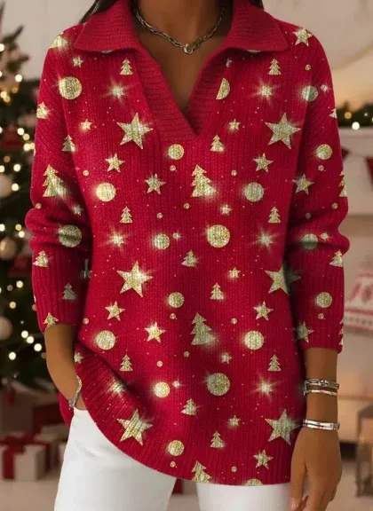 Christmas Red Gilding Without Button Starlight And Small Tree Full Of Festive Atmosphere S5Cwt7Rz3W41 - Shop at LoveMi