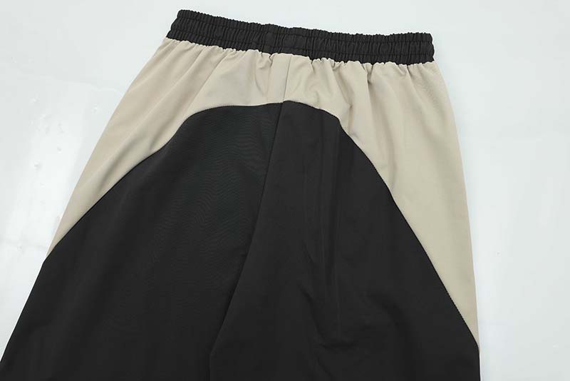 High Street Side Stripes Color Contrast Patchwork Design Sports Trousers Men And Women