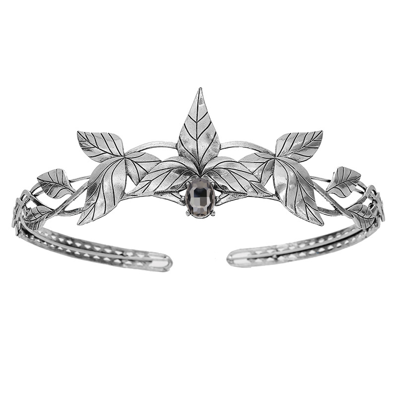 Greek Goddess Forehead Ornament Rhinestone Wedding Headdress Alloy Colorful Crystals 6