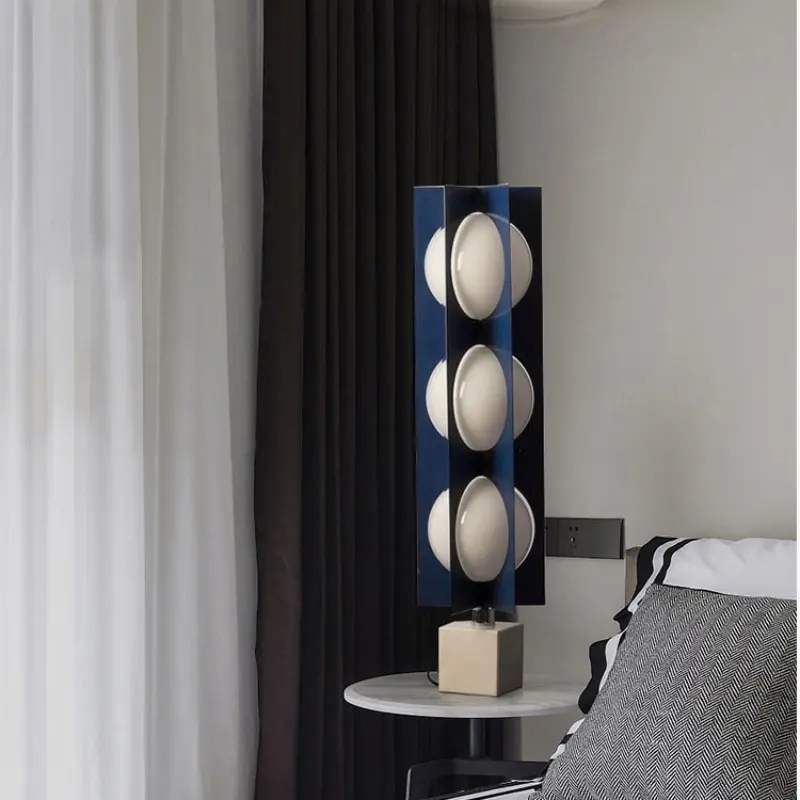 Modern Minimalist Creative Ornament Marble Desk Lamp