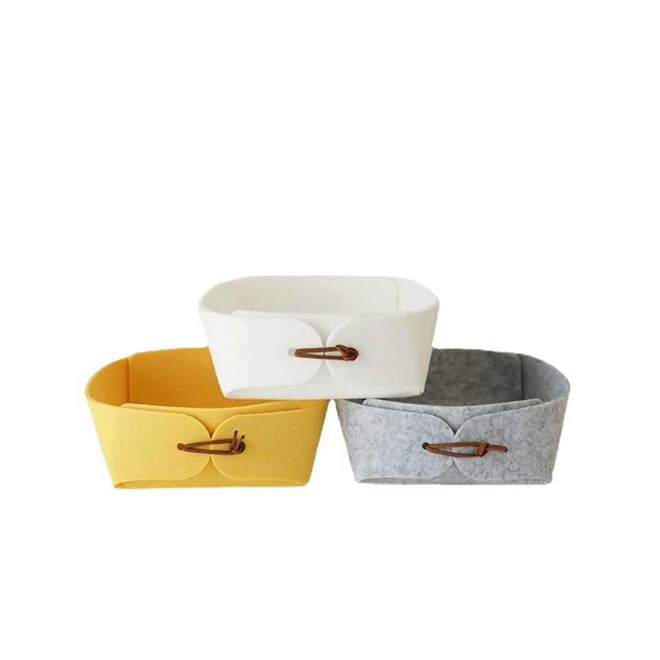 Modern Simple Felt Sundries Storage Basket