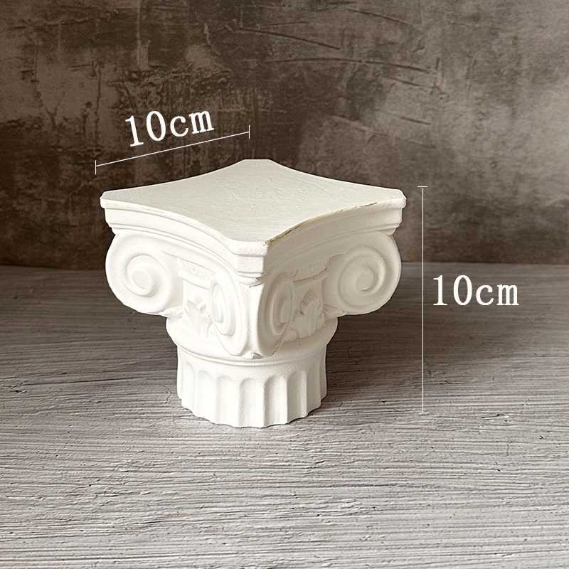 White Marble Pillar Base