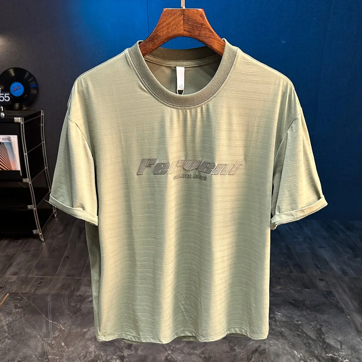 Men's Ice Silk Cool Quick-drying Thin Loose Short Sleeve