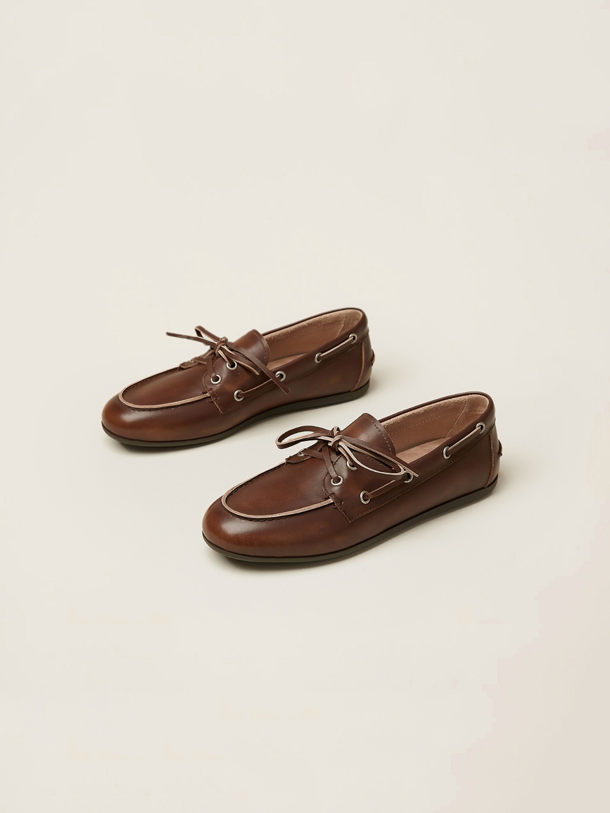 Leather Lace-Up Loafers, picture 5 of 5