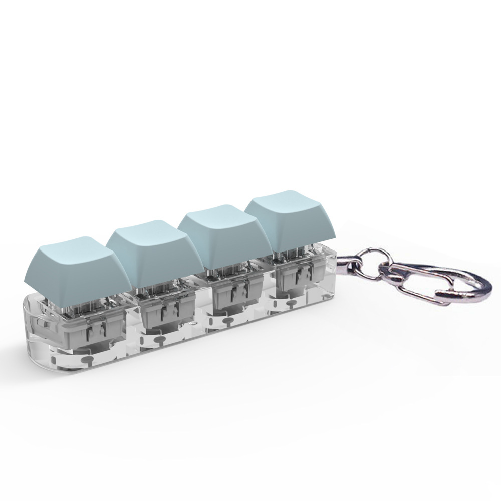 Light Blue Key Cap Transparent