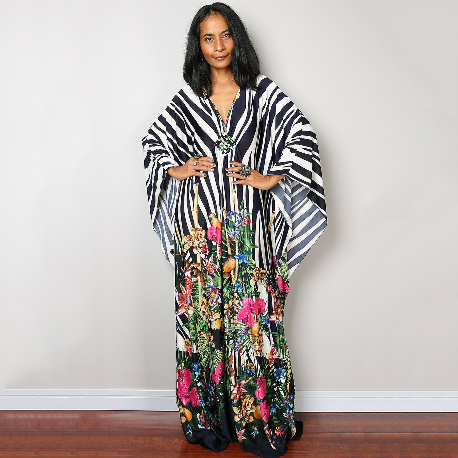 Beach Cover-up Robe Long Dress - Image 9