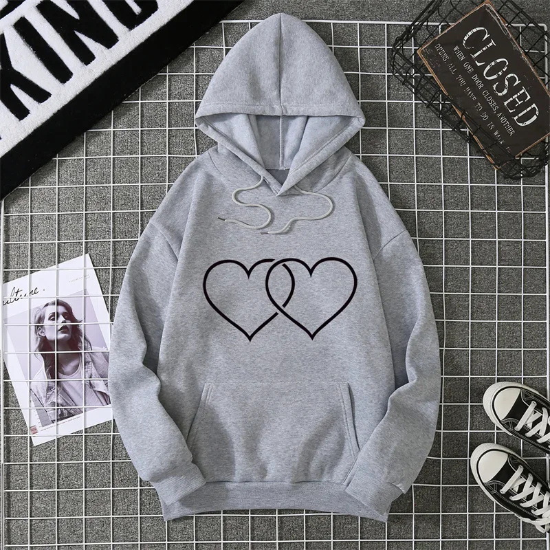 Mens Casual Hooded Sweatshirt Top