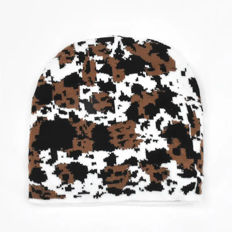 Black And White Butterfly Sweet Cool Style Knitted Hat