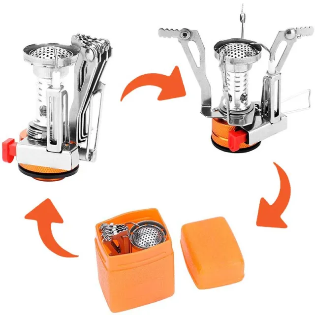 Outdoor Camping Integrated Cooking Range Cookware 3 Claw Furnace - Shop at LoveMi
