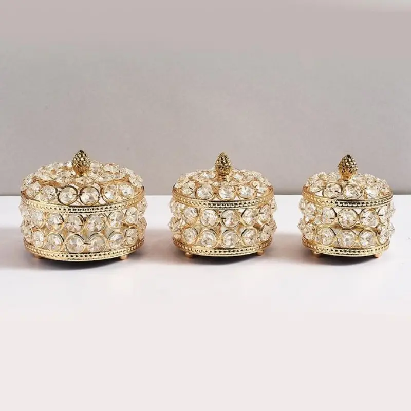 European Creative Crystal Jewelry Box Domestic Ornaments