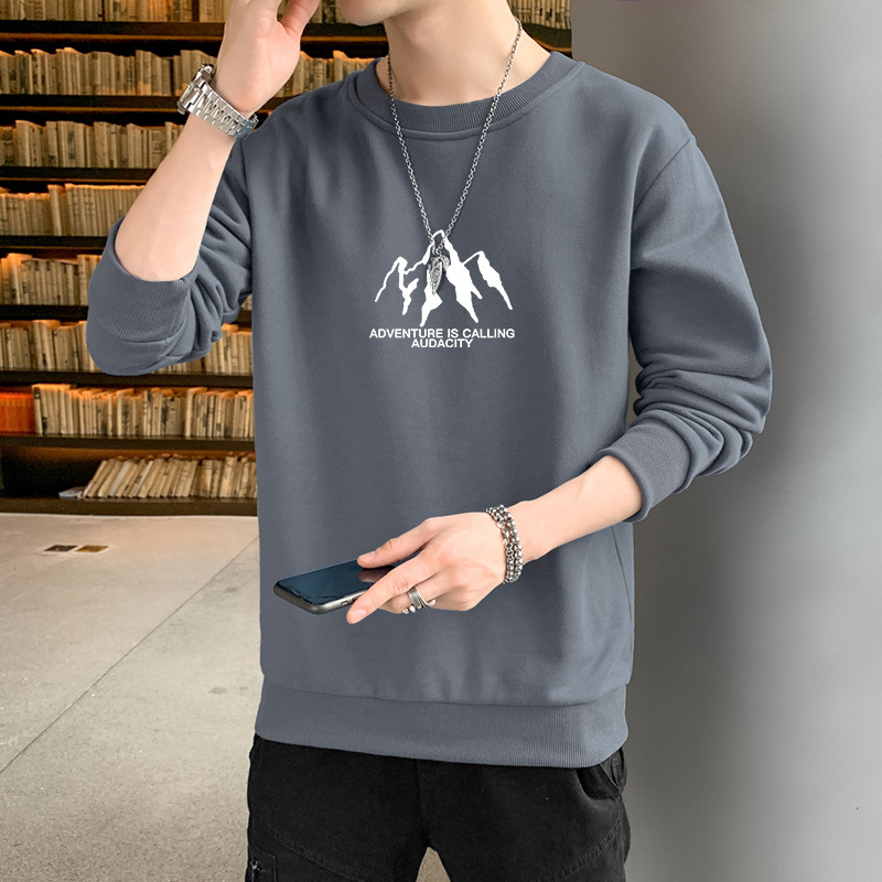 Men's Crew Neck Pullover Sweatshirt Long Sleeve