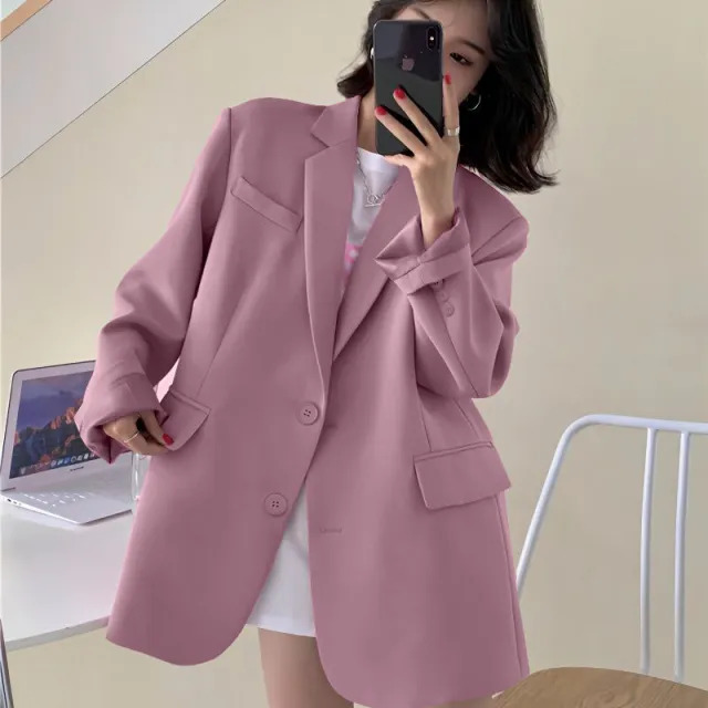 Trendy Korean style Sophisticated Relaxed Casual And Versatile Top Pink - Shop at LoveMi