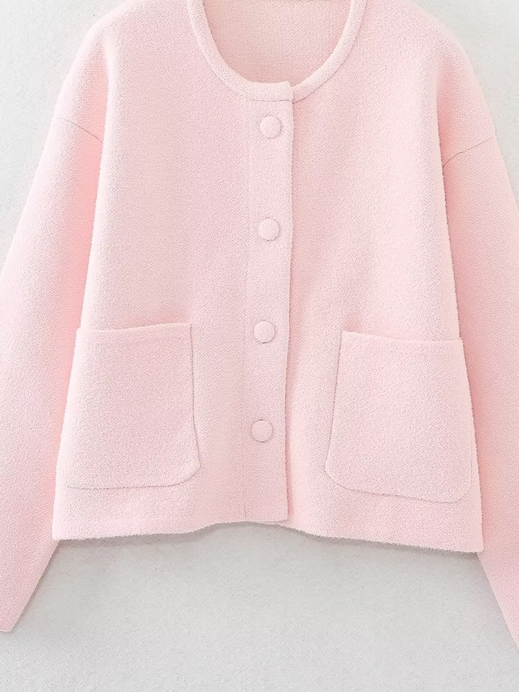 Commute Minimalist Versatile Large Pockets Knitted Cardigan