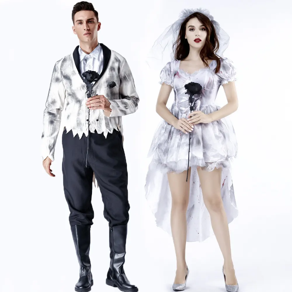 Halloween Costume Horror Couple Spiritual Love Cosplay Clothing