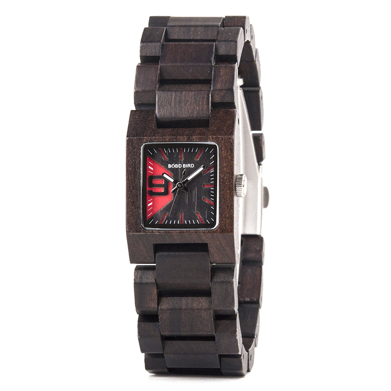 S02 Wooden Decoration Quartz Watch 5