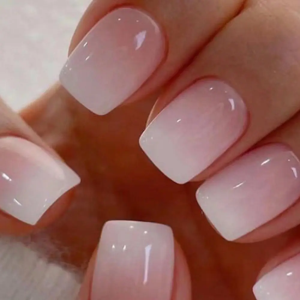 Pure And Alluring Gradient Ready-to-wear Nail Tips