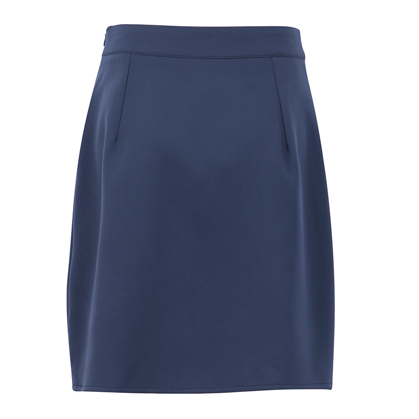 Title 3, Damen High Waist blaue Split Skirt. Stilvoller ...