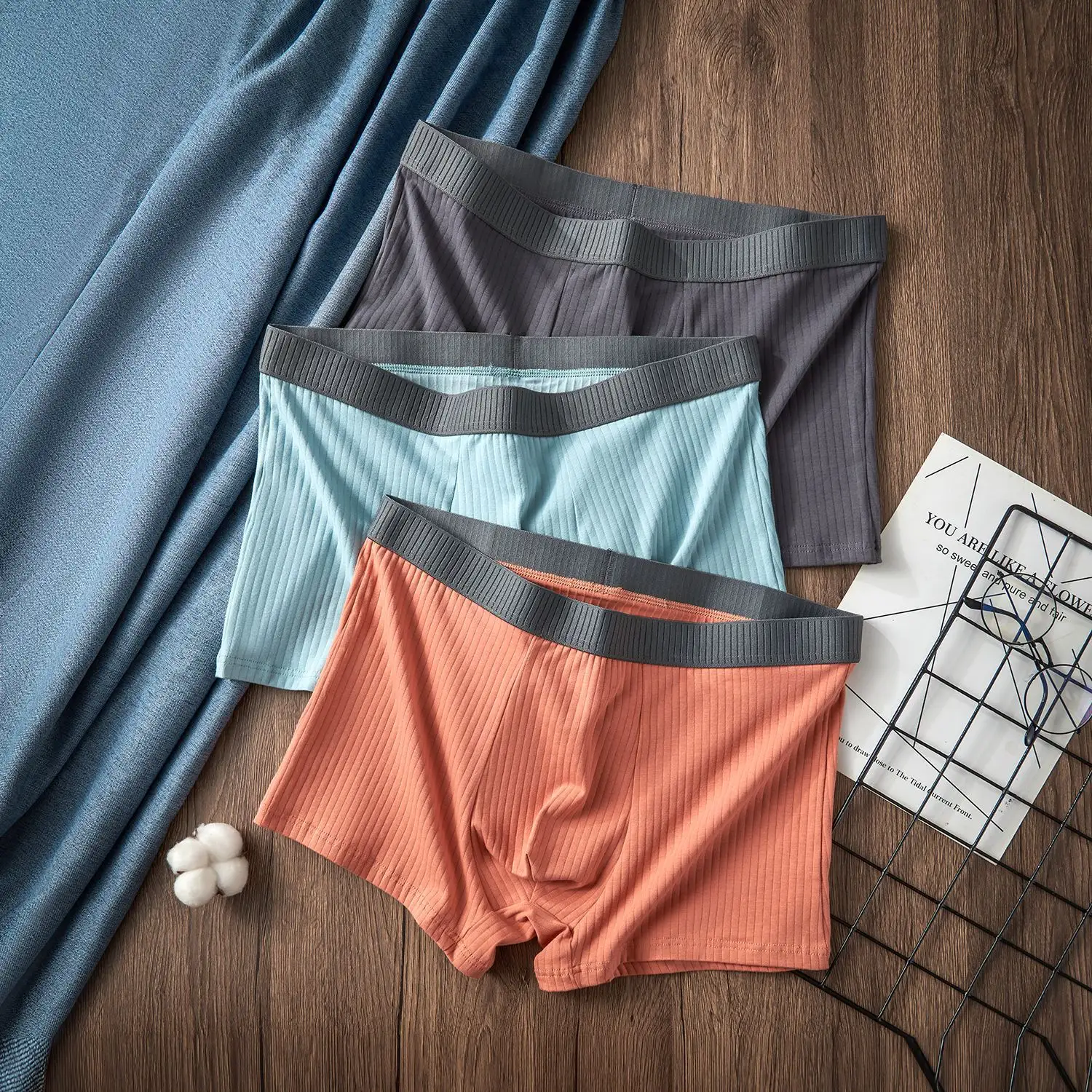 Mens Cotton Underwear Plus-Size Extra-Large