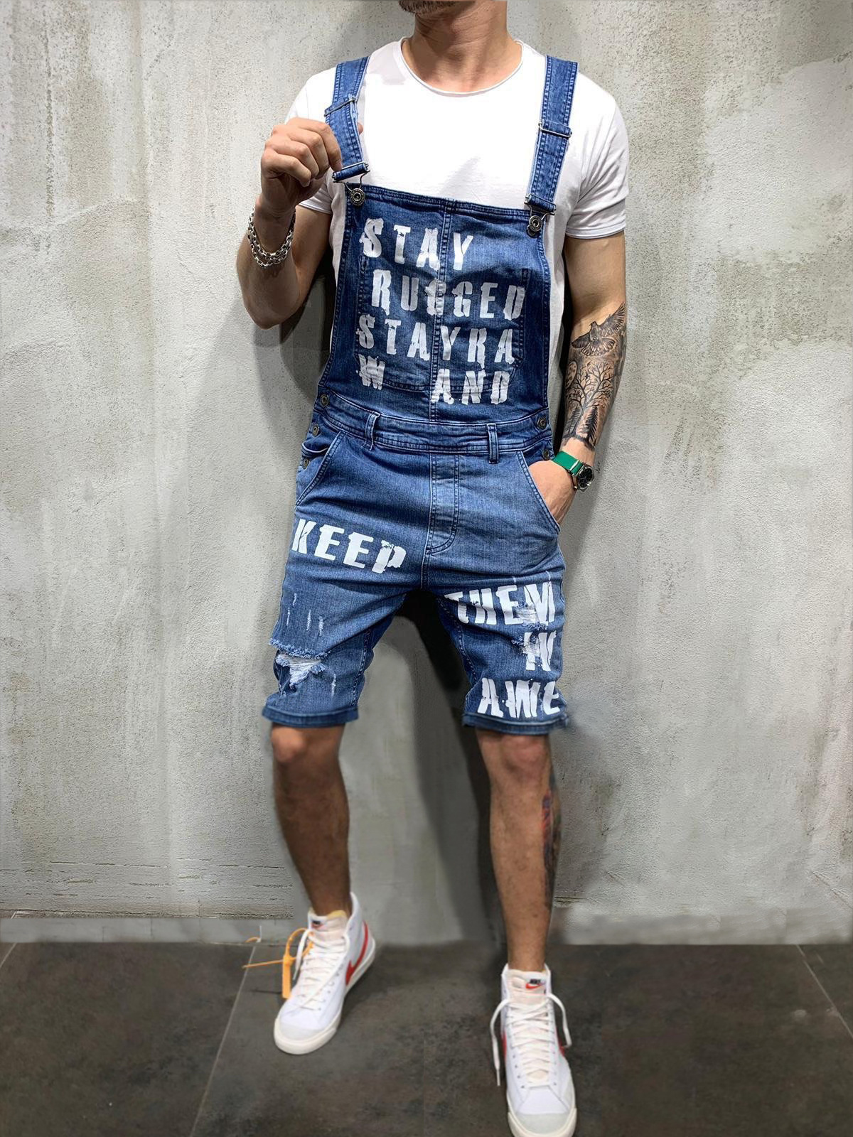 Men's Slim-fit Slimming Suspender Pants